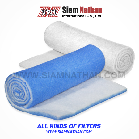 Air Filter Material Roll Industrial Fiberglass Pocket Filter Media